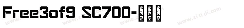 Free3of9 SC700字体转换